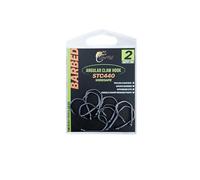 Angular Claw Carp Hooks Wide Gape - STC440, PTFE Coated Barbed/Barbless Claw Hooks size 2 to 8 for Carp fishing (Barbed, 2)
