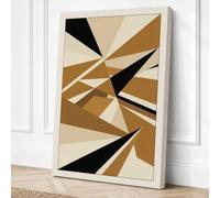 Angular Momentum Geometric Canvas Wall Art Print 30x20 Inch