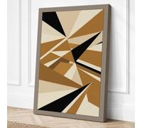 Angular Momentum Geometric Canvas Wall Art Print 36x24 Inch