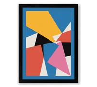 Angular Momentum Geometric Framed Wall Art Print A3 (42×29.7cm) Black, Wall Decor for Living Room, Bedroom, Office & Home, Ready to Hang, Art Gift