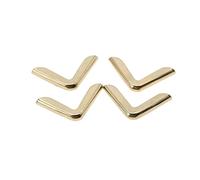 Angular Protections of the Premium Iron Book 50 Pieces in Vintage, Resistant and Light Furniture for Scrapbooking Album, Easy to Install and Suitable for All Ages (C103 brass color)