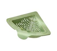 Angular Sink Drain Strainer with Collection Basket - Magnetic Silicone Kitchen Storage Rack - Waste Leftovers Strainer Over Sink | for Waste, Food Waste, Food Scraps, Fruit and Vegetable