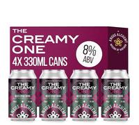 Angus Alchemy Ready To Drink Cocktail | The Creamy One 4 x 330ml Pack | 8% ABV | Cranachan Moonshine Spirit Drink and Cream Soda Pre-Mixed & Ready To Drink Cocktail with Locally Sourced Ingredients