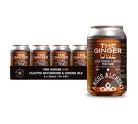 Angus Alchemy Ready To Drink Cocktail | The Ginger One 4 x 330ml Pack | 8% ABV | Clootie Moonshine Spirit Drink & Ginger Ale Pre-Mixed & Ready To Drink Cocktail with Locally Sourced Ingredients