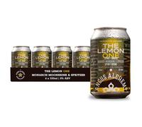 Angus Alchemy Ready To Drink Cocktail | The Lemon One 4 x 330ml Pack | 8% ABV | Monarch Moonshine Spirit Drink and Spritzer Pre-Mixed & Ready To Drink Cocktail with Locally Sourced Ingredients