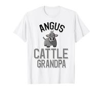 Angus Cattle Grandpa Cute Cow Grandpa T-Shirt