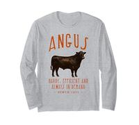 Angus Cattle Vintage Livestock Design Long Sleeve T-Shirt