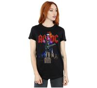Angus NYC Cotton Boyfriend T-Shirt AC/DC Black S