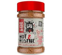Angus & Oink | Hot & Hostile Rub | Bold Jalapeño & Roasted Habanero Heat | Perfect for Wings, Chicken Thighs & Nachos | Hardcore Lime Flavour Kick | Gluten-Free | 200g
