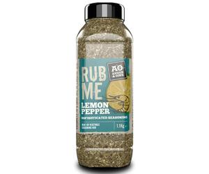 Angus & Oink | Lemon Pepper Seasoning | Sofishticated Citrus Flavour | Ideal for Seafood, Chicken & Pork | Fresh, Zesty & Herb-Infused | 1.1kg