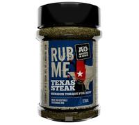 Angus & Oink | Texas Ultimate Steak Rub | Big, Bold Flavour Inspired by Juicy Texas Steaks | Five Types of Aromatic Peppers, Three Salts & Two Garlic Varieties | Home Cooking, BBQ & Grilling | 230g