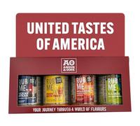 Angus & Oink | United Tastes of America | BBQ Rub Gift Set | Pack of 4