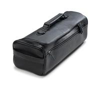 Angus Stoke Premium Leather Knife Case, XXL Knife Bag with Many Extras and Storage Space, Cooking Roll Bag Made of Vintage Buffalo Leather, Arnie Cooking Bag, black, Roll Knife Pouch