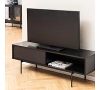 Angus TV Unit - 1 Sliding Door - 140cm - Black Ash