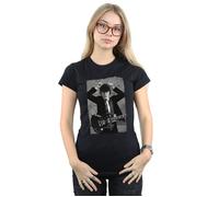 Angus Young Distressed Photo Cotton T-Shirt AC/DC Black L