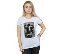 Angus Young Distressed Photo Cotton T-Shirt AC/DC Grey XL