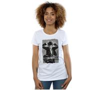 Angus Young Distressed Photo Cotton T-Shirt AC/DC White XL