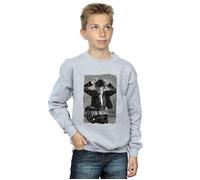 Angus Young Distressed Photo Sweatshirt AC/DC Grey 12-13 Years