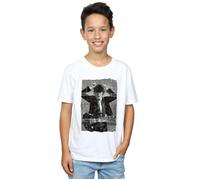 Angus Young Distressed Photo T-Shirt AC/DC White 7-8 Years
