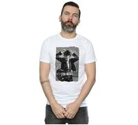 Angus Young Distressed Photo T-Shirt AC/DC White XL