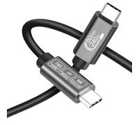 Angusplay 80Gbps USB C for Thunderbolt 5 Cable 0.5M support 240W Fast Charging, 16K/ Dual 8K Display Compatible with Mac Mini/M5/M4, Thunderbolt 4/3