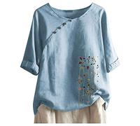 Angxiwan 2024 Elasticated Hem Tops Mental Health Day T Shirt Vest Tops Women UK Loose Fit Red Glitter Tops Women Relaxed Fit T Shirt Women