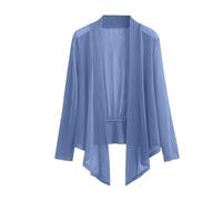 Angxiwan Deals of The Day Lightning Deals Lightweight Jackets for Women UK Women's Long Sleeve Ice Silk Knit Skirt V Neck Cardigan Womens Lightweight Cardigans Friday Black Christmas