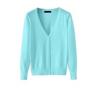 Angxiwan Deals of The Day Sale Ladies Lightweight Jackets Women's Lightweight V Neck Cardigan Sweater (Available in Plus Size) Oversized Cardigans Prime Deals of The Day