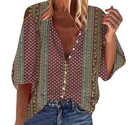 Angxiwan Deals Under 10 Pounds Print on Demand T Shirts Brown Tops for Women UK Dresses to Hide Tummy Faux Shirt Collar Women Strapless Tops for Women