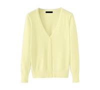 Angxiwan Early Prime Deals Crochet Cardigans for Women Women's Lightweight V Neck Cardigan Sweater (Available in Plus Size) Womens Lightweight Orders Placed by Me 2024 Yellow