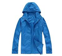 Angxiwan Ladies Waterproof Coats Lightweight Waterproof Jacket for Women UK Hooded Long Sleeve Rain Coat With Pockets Solid Color Full Zipper Raincoat Outdoor Ladies Coats With Hood