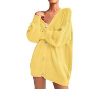 Angxiwan Lightning Deals Today Lightweight Cardigans for Women UK Long Sleeve Solid Color Casual Loose Knit Cardigan Jacket Lightweight Friday Black Deals 2024 Electric