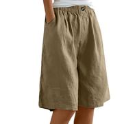 Angxiwan My Order of The Day Womens Running Shorts Knee Length Elastic Waist Drawstring Exercise Basketball Shorts Belt Lady Trouser Sales Today Clearance