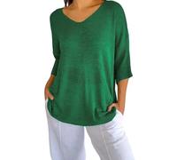 Angxiwan My Orders Placed Recently by Me Oversize T Shirt Women Womens Short Sleeve Sweaters Tops V Neck Pullover Knit Shirts Loose Blouses Summer Cheap White Dress Cheap Summer Dress