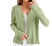 Angxiwan My Recent Orders Cardigans for Women UK Women's Long Sleeve Ice Silk Knit with Skirt V Neck Cardigan Womens Lightweight Cardigans Friday Black Christmas