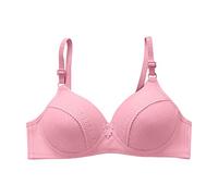 Angxiwan Push up Bras for Women Womens Thin No Steel Ring Underwear Small Bra Cup Comfortable Push Up Bra Full Coverage Padded Bras for Women