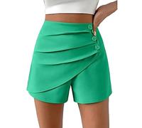 Angxiwan Sales Clearance Women Summer Trousers for Women UK Womens Relaxed Fit High Waist Casual 2023 Sports Outdoor Summer Shorts Ladies Shorts Size Small Material Shorts Women Green