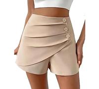 Angxiwan Summer Sale Summer Trousers for Women UK Womens Relaxed Fit High Waist Casual 2023 Sports Outdoor Summer Shorts Ladies Shorts Size Small Material Shorts Women Khaki