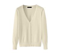 Angxiwan Today Deals of The Day Clearance Ladies Lightweight Jackets Women's Lightweight V Neck Cardigan Sweater (Available in Plus Size) Oversized Cardigans Warehouse Deals Clearance Returns Beige