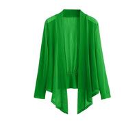 Angxiwan Warehouse Deals Clearance Returns Lightweight Jackets for Women UK Women's Long Sleeve Ice Silk Knit Skirt V Neck Cardigan Womens Lightweight Cardigans Lightning Deals Today Green