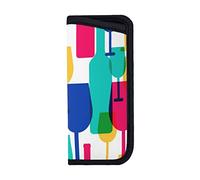 ANGYANG Soft Eyeglasses Bag Cocktail Glasses And Wine Bottles Anti-Scratch Spectacles Sleeve Portable Eyewear Case Neoprene Sunglasses Case