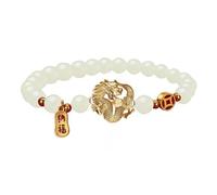 Angyape 2024 Chinese New Year Dragon Bracelets for Women, Dragon Beaded Bracelet Chinese Zodiac Feng Shui Lucky Amulet Stretch Bracelets for Women Unisex Jewelry, Adjustable, Stone, no gemstone