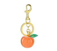 Angyape Cute Apple Charms Keychain Fruit Keychain Bag Charms for Handbags Backpacks Orange 3D Y2K Aesthetic Purse Accessories, Orange, Large