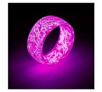 Angyape Venus Orb Ring For Men, Luminous Glow Rings, Glowing In The Dark, Resin, No Gemstone