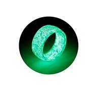 Angyape Venus Orb Ring for Men, Luminous Glow Rings Glowing in the Dark Rings Cute Simple Glow Resin Rings Aesthetic for Women Jewelry Gifts, 4 UK, Resin, No Gemstone