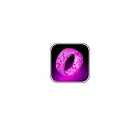 Angyape Venus Orb Ring for Men, Luminous Glow Rings Glowing in the Dark Rings Cute Simple Glow Resin Rings Aesthetic for Women Jewelry Gifts, 5 UK, Resin, No Gemstone