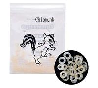 Angzhili 2 Packs Dental Elastic Rubber Bands Orthodontic Elastics Braces Teeth Gap (Chipmunk 1/8")