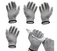 Angzhili 2 Pair Cut Resistant Gloves,Grade Level 5 Safety Cut-Resistant Gloves,HPPE Anti Cutting Gloves for Kitchen,Factory,Industrial Working Gloves (XL)