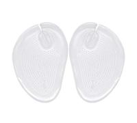 Angzhili 2 Pairs Self-Adhesive Soft Silicone Thong Sandal Clear Flip-Flop Toe Protectors Grip Pads Gel Inserts Forefoot Cushions Insoles Antislip Shoes Grip Pads