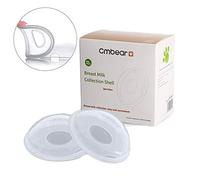 Angzhili 2 Pcs Reusable Breast Milk Collection Shells Breast Shells Nursing Cup Soft Milk Saver Flexible Anti-Overfill Breast Pad for Breastfeeding, Collect & Save Breastmilk